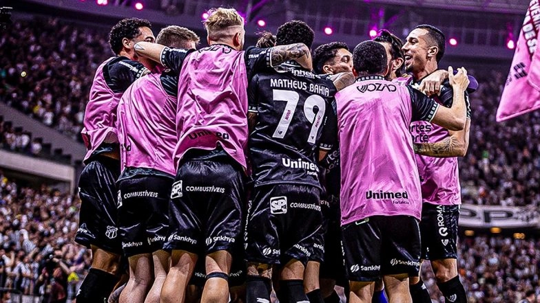 Ceara 3-0 Santos, Brazilian Serie A 2025: Lucas Mugni, Pedro Henrique, and Fernando Sobral Score Goals Each As Neymar Jr-Less Peixe Suffer Another Loss