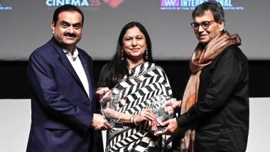 Gautam Adani Calls Whistling Woods International Students ‘Gems of Bharat’, Praises Rajkumar Hirani, Kartik Aaryan and Jackie Shroff (See Pics)