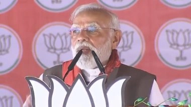 Bihar Assembly Elections 2025: PM Narendra Modi Attacks Mahagathbandhan, Says ‘RJD-Congress Ruined Bihar’s Future’ (Watch Videos)