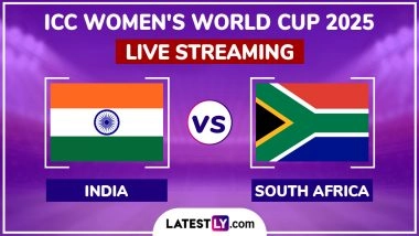 India Women vs South Africa Women Free Live Streaming Online of ICC Women’s Cricket World Cup 2025: How To Watch IND-W vs SA-W CWC Match Free Live Telecast in India?