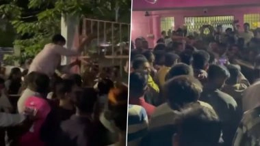 Chhattisgarh: 1 Dead, Several Injured After Speeding Car Rams Into Multiple Vehicles and Individuals Causing Havoc in Bemetara, Sparking Widespread Outrage (Watch Video)