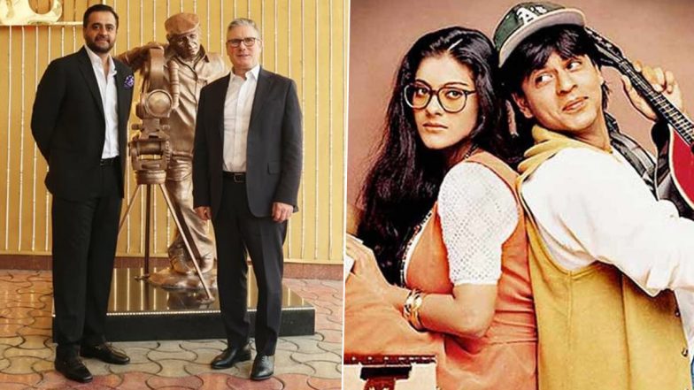 ‘DDLJ’ 30th Anniversary: UK PM Keir Starmer Visits YRF Studios in Mumbai, Announces Cultural Collaboration With Yash Raj Films To Bring Bollywood Productions Back to Britain
