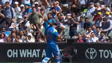 Virat Kohli To Announce Retirement from ODIs? Star Indian Batter Seen Acknowledging Adelaide Crowd After Being Dismissed for Duck in IND vs AUS 2nd ODI 2025 (Watch Video)