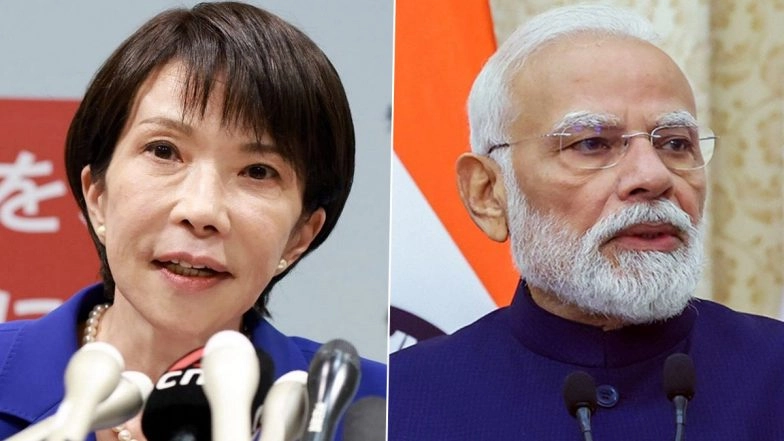 PM Narendra Modi Congratulates Sanae Takaichi on Becoming Japan's First Woman Prime Minister, Says ‘Looking Forward to Strengthen India-Japan Special Strategic and Global Partnership’