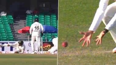 Babar Azam Catch Video: Watch Pakistan Batter Pull Off Stunning Low Grab to Dismiss Ryan Rickelton During PAK vs SA 1st Test 2025