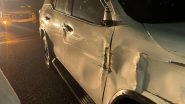 Baby Rani Maurya Road Accident: Uttar Pradesh Minister&rsquo;s Car Hit by Truck After Tyre Burst on Agra-Lucknow Expressway; BJP Leader Escapes Unhurt (See Pics)