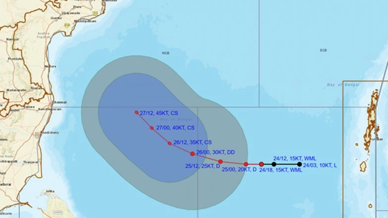 Cyclone Montha: IMD Says Low Pressure Area Formed Over Bay of Bengal Likely To Intensify Into Cyclonic Storm by October 27; Odisha, West Bengal on High Alert
