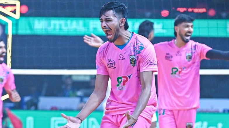 PVL 2025: Chennai Blitz Beat Ahmedabad Defenders in Five-Set Thriller To Keep Their Prime Volleyball League Campaign Alive
