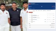 BCCI Mixes Up Musheer Khan&rsquo;s Score With Sarfaraz Khan After Mumbai Opener Departs for Duck During Ranji Trophy 2025-26 Match vs Jammu and Kashmir, Fans React