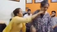 MNS Worker Slaps Woman Who Hurled Abuses at Her Husband in Thane, Video Goes Viral
