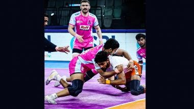 PKL 2025: Gaurav Khatri, Vaibhav Rabade Help Puneri Paltan Annihilate Jaipur Pink Panthers With Biggest Win To Secure Top-Two Spot in Pro Kabaddi League Points Table