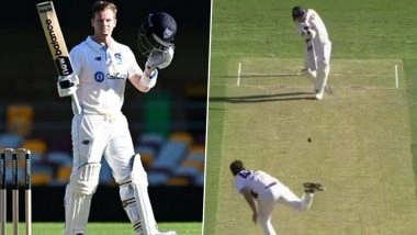 Ashes 2025–26: Steve Smith Returns to Sheffield Shield With Brilliant 118 for New South Wales Against Queensland Ahead of First Test Against England (Watch Video)