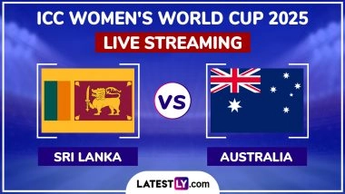Sri Lanka Women vs Australia Women Free Live Streaming Online of ICC Women's Cricket World Cup 2025: How To Watch SL-W vs AUS-W CWC Match Free Live Telecast in India?