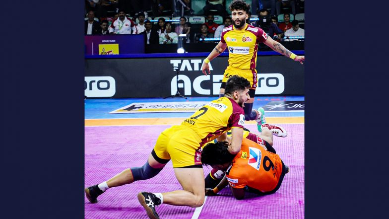 PKL 2025: U Mumba Clinch Clinical 33–26 Victory Over Telugu Titans; Confirm Dabang Delhi’s Top-Two Berth in Pro Kabaddi League Season 12