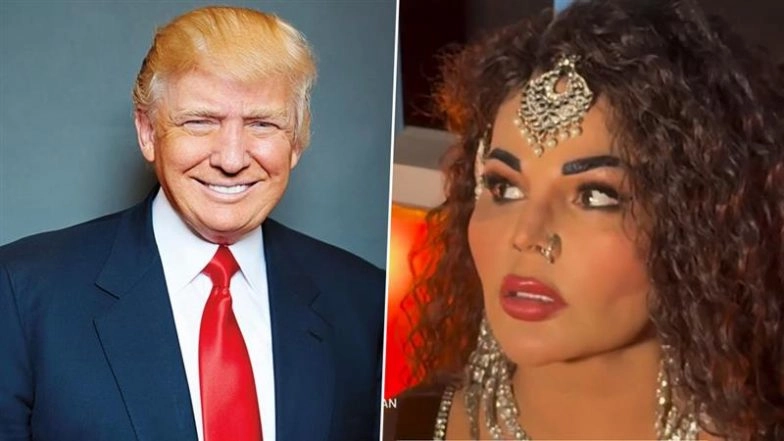 &lsquo;Donald Trump Is My Father&rsquo;: Rakhi Sawant&rsquo;s Bizarre Claim Goes Viral, Actress Says Her Mother Wrote About US President in Letter (Watch Video)