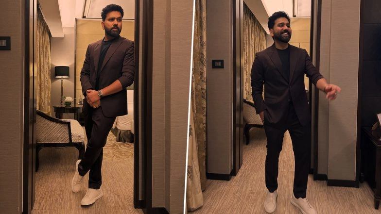 Rohit Sharma Looks Dapper in Suit, Team India Star Shares Stylish Pics on Instagram As He Attends CEAT Cricket Awards 2025 (See Post)