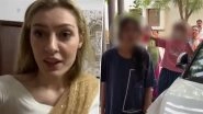 Jaipur Shocker: German Woman and Indian Husband Verbally Abused, Attacked by Neighbours in Rajasthan; Video Shows Mob Throwing Stones Inside House