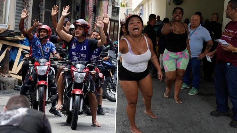 Rio de Janeiro Operation Against Drug Cartels: 64 Killed Including 4 Brazil Police Officers, 81 Arrested in Large-Scale Raids Targeting Comando Vermelho (See Pics and Videos)