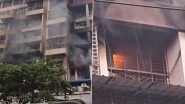 Navi Mumbai Fire: 4 Dead, Several Injured After Blaze Erupts at Multi-Storey Residential Building in Maharashtra&rsquo;s Vashi (Watch Videos)