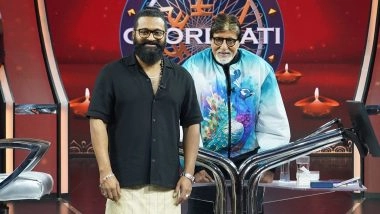 ‘Kaun Banega Crorepati 17’: Amitabh Bachchan Receives Birthday Gift From Rishab Shetty on ‘KBC’ Set; ‘Kantara’ Actor Joins Shahenshah on Iconic Game Show (View Posts)