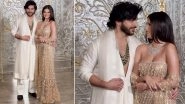 Tara Sutaria and Veer Pahariya Make First Red Carpet Appearance as a Couple at Manish Malhotra&rsquo;s Diwali Bash; Hold Hands and Pose for Paparazzi (Watch Video)