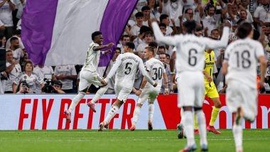 Real Madrid 3-1 Villarreal, La Liga 2025–26: Vinicus Junior Scores Brace As Los Blancos Claim Top-Spot In League (Watch Goal Video Highlights)