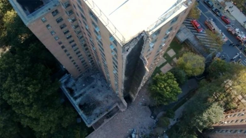 NYC Building Collapse: New York High-Rise Partially Collapses in Bronx (See Pic)