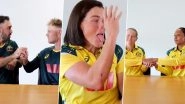 Australia Cricketers Take Dig At India's No-Handshake Policy Against Pakistan Ahead of India Tour of Australia 2025, Delete Video After Backlash on Social Media