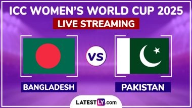 Bangladesh Women vs Pakistan Women Free Live Streaming Online of ICC Women's Cricket World Cup 2025: How To Watch BAN-W vs PAK-W CWC Match Free Live Telecast in India?