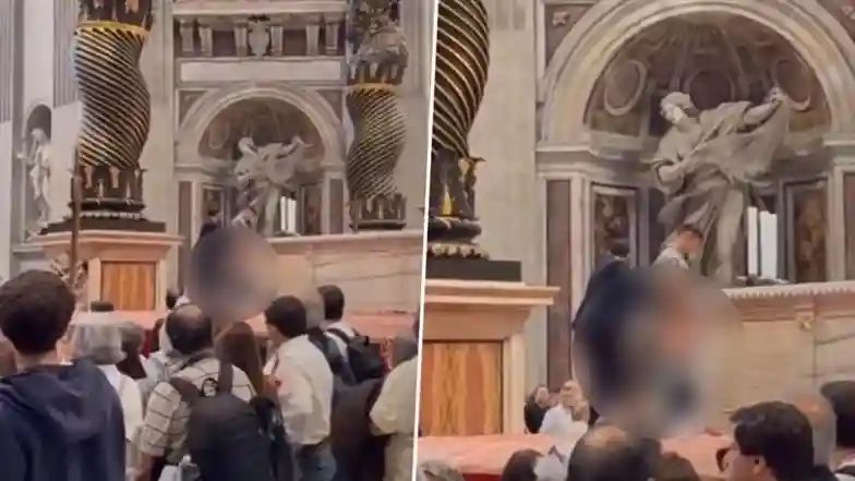 Vatican City: Man Drops His Pants and Urinates on Papal Altar of St Peter’s Basilica During Holy Mass; Video Goes Viral