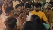 Anantapur: AP Woman Beats Intoxicated Man for Molesting Her in Middle of Street, Viral Video Shows Bystanders Supporting Her Until Police Intervene