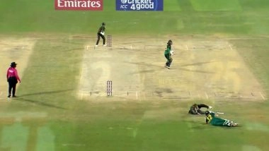 Nadine de Klerk Collides With Nahida Akter, Causes Painful On-Field Moment During SA-W vs BAN-W ICC Women's World Cup 2025 Match (See Pic)