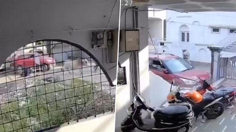 Dewas: Teenage Boy Hits Biker, Then Crashes Car Into House Wall; Mom Defiantly Says, ‘Mera Beta Toh Chalayega, Jo Kar Sakte Ho Kar Lo’