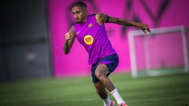 Raphinha Reportedly Set to Miss Real Madrid vs Barcelona La Liga 2025-26 Match Due to Injury; Star Brazilian Footballer Misses Training Ahead of El Clasico