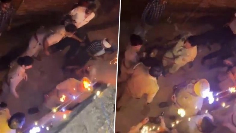 Bijnor Shocker: Cop Assaults Woman, Drags Her by Hair in UP, Faces Departmental Probe After Video Goes Viral