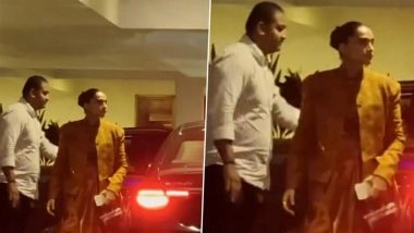 Sonam Kapoor Avoids Paparazzi at Her Cousin Anshula Kapoor and Rohan Thakkar’s Engagement Amid Pregnancy Rumours (Watch Video)