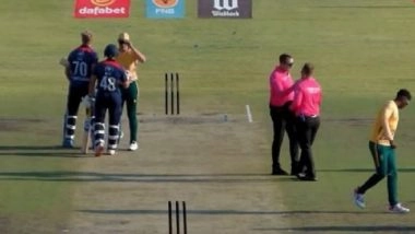 Namibia Defeat Neighbours South Africa in First-Ever Face-Off In International Cricket; Create History at Home As They Secure Sensational Victory in First Match at Windhoek Stadium