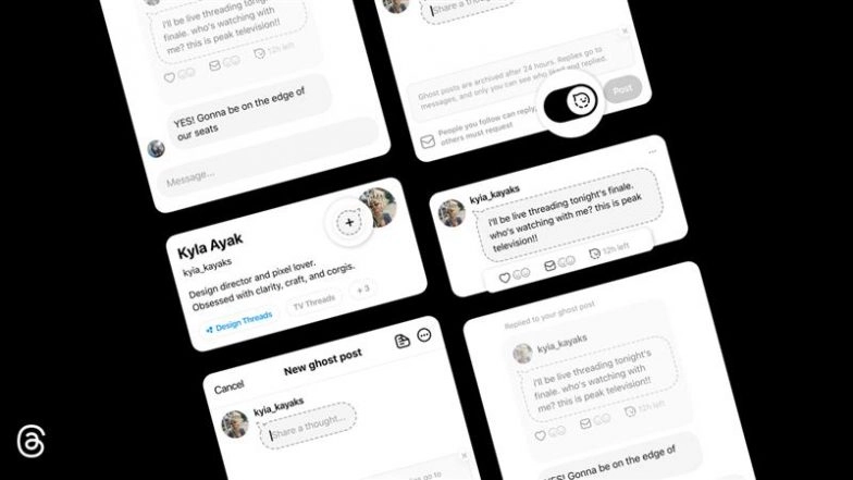 Hilo ‘publicaciones fantasma’: la plataforma metapropiedad para compartir ‘pensamientos sin filtrar’ presenta publicaciones que desaparecen y se archivan automáticamente después de 24 horas Hilo ‘publicaciones fantasma’: la plataforma metapropiedad para compartir ‘pensamientos sin filtrar’ presenta publicaciones que desaparecen y se archivan automáticamente después de 24 horas