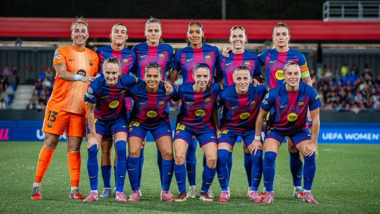 AS Roma vs Barcelona, UEFA Women’s Champions League 2025–26 Live Streaming Online & Match Time in India: How To Watch UWCL Live Telecast on TV & Football Score Updates in IST?