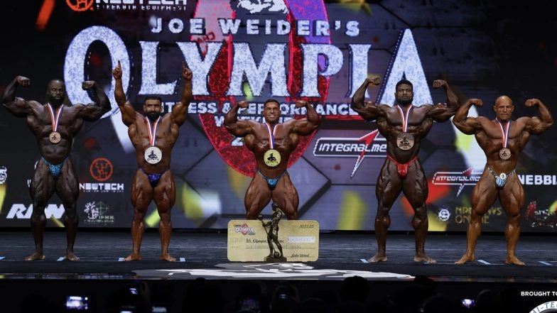 Derek Lunsford Wins Mr Olympia 2025 Title in Las Vegas; Hadi Choopan Ranks Second, 2024 Champion Samson Dauda Finishes Fourth