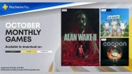 PlayStation Plus Monthly Games: From Alan Wake 2 To Cocoon and More, Check Details of October 2025 Lineup