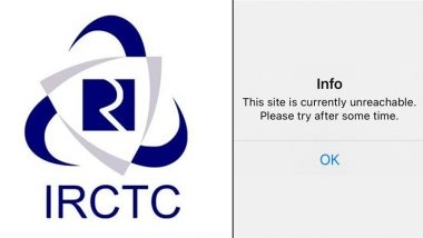 IRCTC Down: Travellers Complain As Indian Railway Catering and Tourism Corporation Website Faces Outage While Booking Tatkal Ticket Amid Chhath Puja Rush; IRCTC Responds