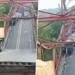 Philippines Bridge Collapse: Piggatan Bridge in Cagayan’s Alcala Collapses, Multiple Trucks Stranded (Watch Video)