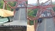 Philippines Bridge Collapse: Piggatan Bridge in Cagayan&rsquo;s Alcala Collapses, Multiple Trucks Stranded (Watch Video)