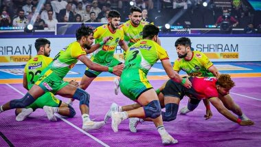 Shubham Bitake Pulls Off Stunning 7-Point Raid vs Patna Pirates Despite Bengaluru Bulls’ PKL 2025 Exit (Watch Video)