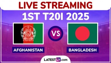 Afghanistan vs Bangladesh Free Live Streaming Online, 1st T20I 2025: How To Watch AFG vs BAN Cricket Match Live Telecast on TV in India?
