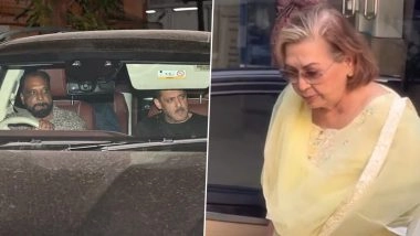 Salman Khan Visits Arbaaz Khan and Sshura Khan As They Welcome Baby Girl; Mothers Salma Khan and Helen Also Join in Hospital (Watch Videos)