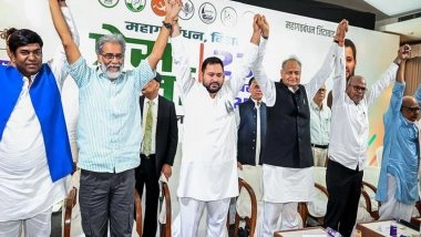 Bihar Assembly Elections 2025: Mahagathbandhan To Release Joint Manifesto on October 28, Say Sources