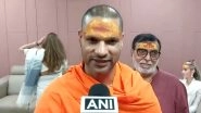 Shikhar Dhawan Joins Bhasma Aarti Ritual at Shri Mahakaleshwar Temple (Watch Video)