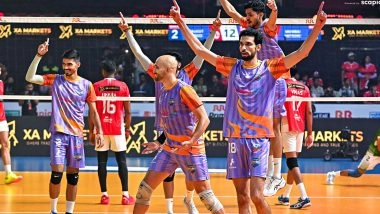 PVL 2025: Mumbai Meteors Booked Spot in Prime Volleyball League Season Four Final With Win Over Goa Guardians
